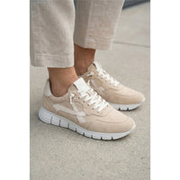 Mokrunner-D-021 Beige Trainers