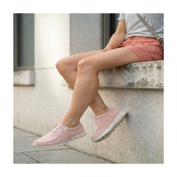 Mokrunner-D-007 Pink Lace-Up Shoes