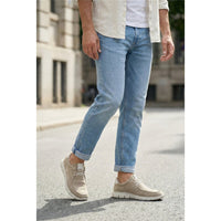 Mokrunner-H-007 Beige Lace-Up Shoes