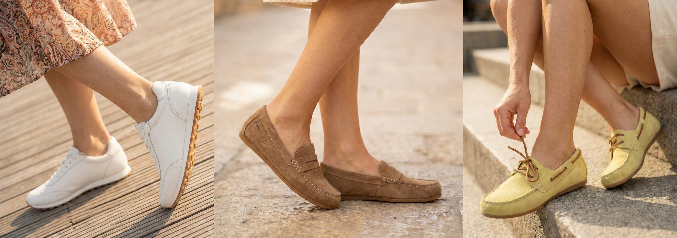 A selection on styles representing the range of Women's shoes by Sioux